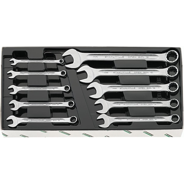 Stahlwille Tools Set: Combination Wrench OPEN-BOX No.13A/10 KT 10-pcs. 96404812 - main